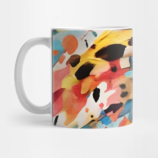 Unique Colorful Wild Animal Print Painted Pattern Mug